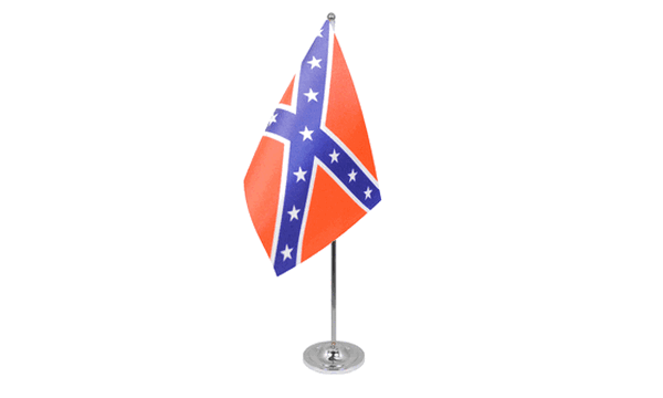 Confederate Satin Table Flag